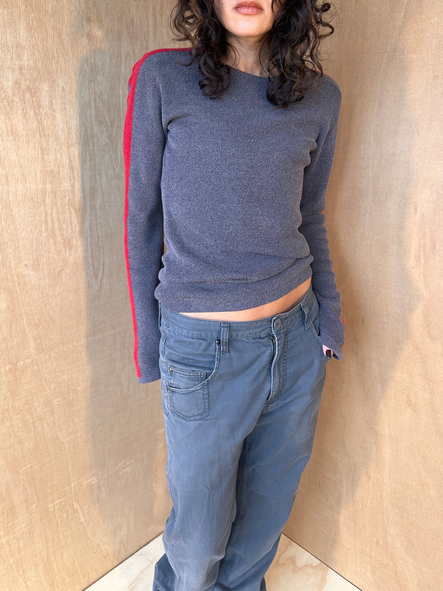 90s Washed Grey Straight Leg Cotton Chinos – Giordano - W30" L33