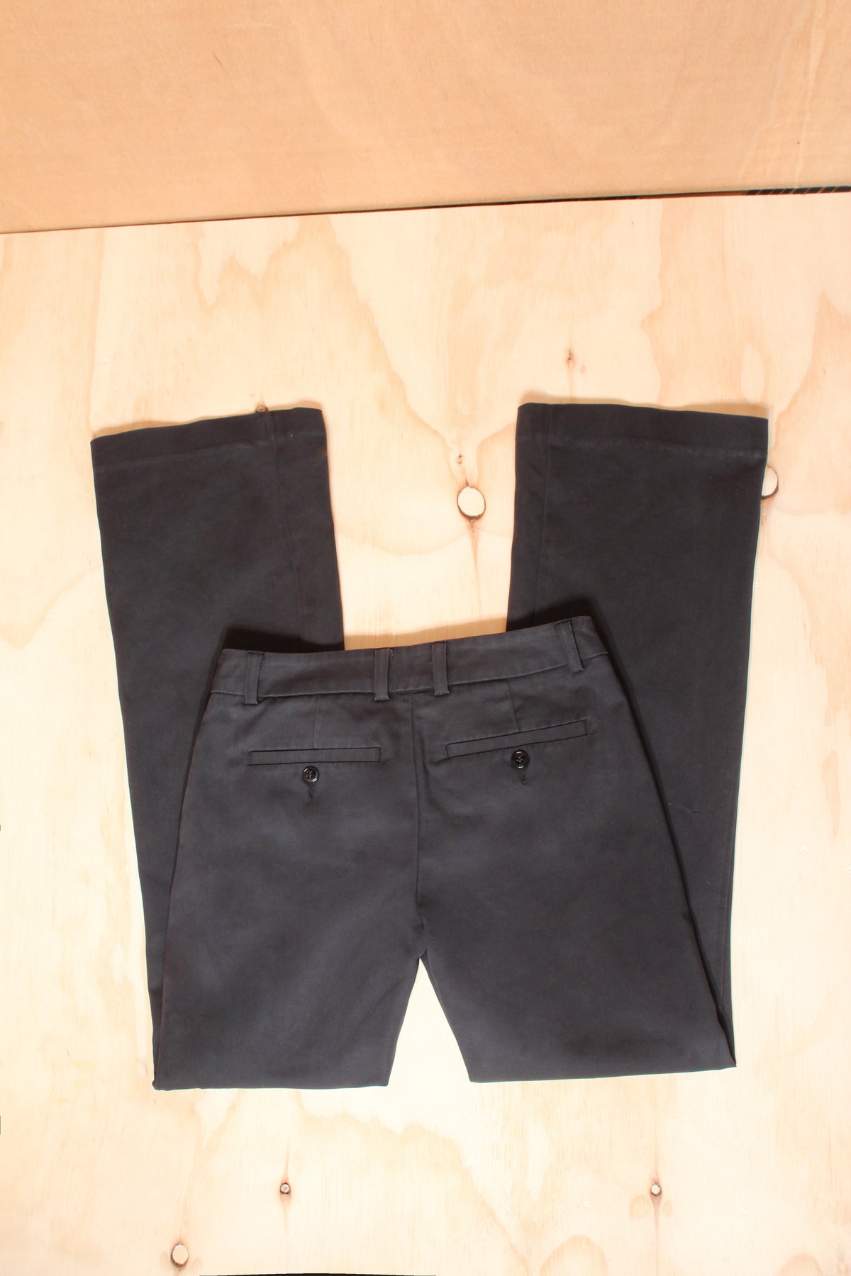 Y2K Black Low Rise Tailored Suit Slim Leg Pants – Size 6 AU