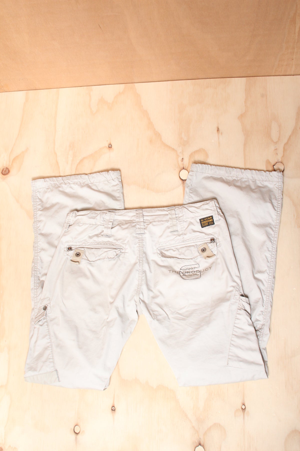 G-Star Raw Y2K Beige Low Rise Cargo Pants – Size W30